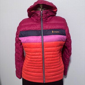 Cotopaxi Fuego Puff Down Jacket Pink Orange Large